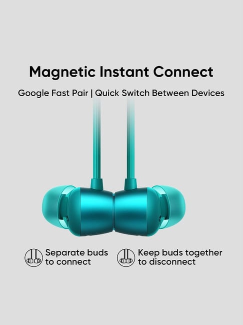 Realme Buds Pro Neckband with Mic (RMA208, Disco Green)