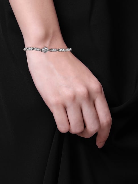 GIVA 92.5 Sterling Silver Shining Star Bracelet-picture-26