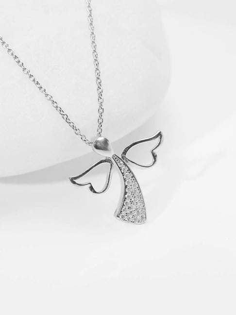 Buy Shaya 92.5 Sterling Silver Rise Above Discrimination Necklace Online At  Best Price @ Tata CLiQ
