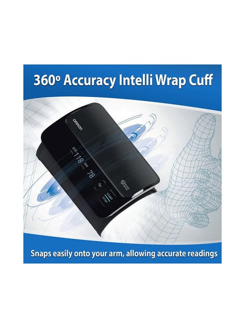 Omron Smart Elite+ HEM-7600T Tubeless 360 Degree Accurate Digital Blood  Pressure Monitor (Black)