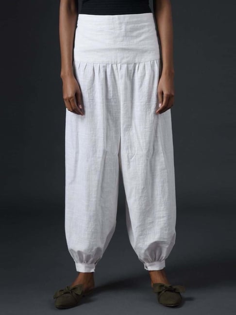 Buy Vasstram Harem Pants - White for Women Online @ Tata CLiQ Luxury