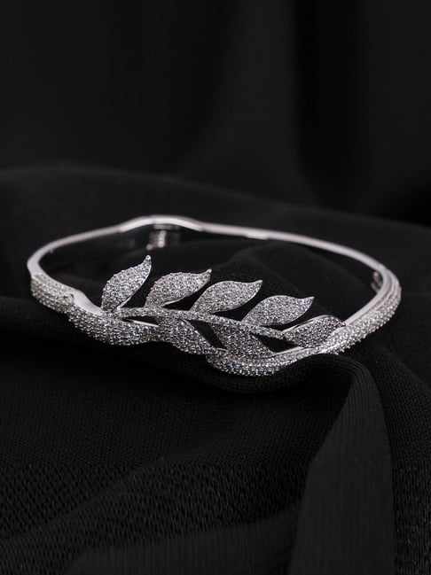 The Real Effect London 800 Silver Bangle for Women-picture-25