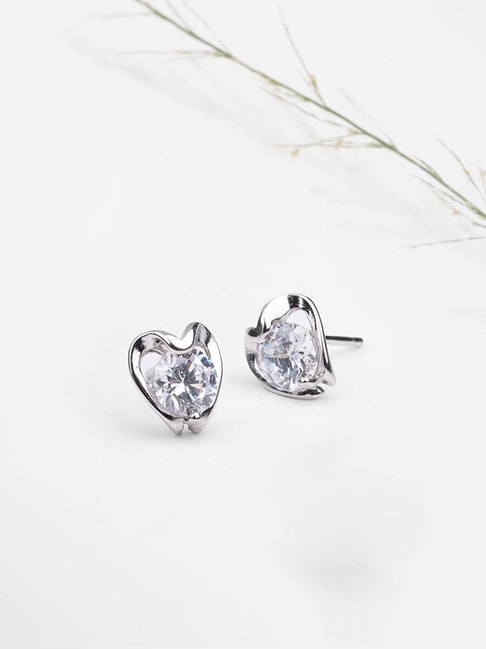 Retired James Avery Scroll Heart Earrings Dainty Petite Pierced Sterling  Silver | eBay