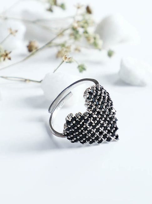 Crystal Heart Ring