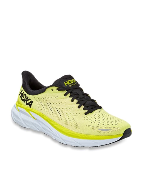 Hoka Men's CLIFTON Lime Yellow Running Shoes