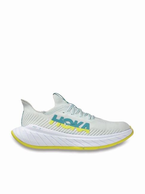 Hoka Men's Carbon X Off White Running Shoes