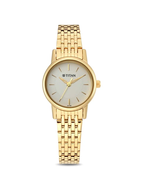 Titan ladies discount gold watch price