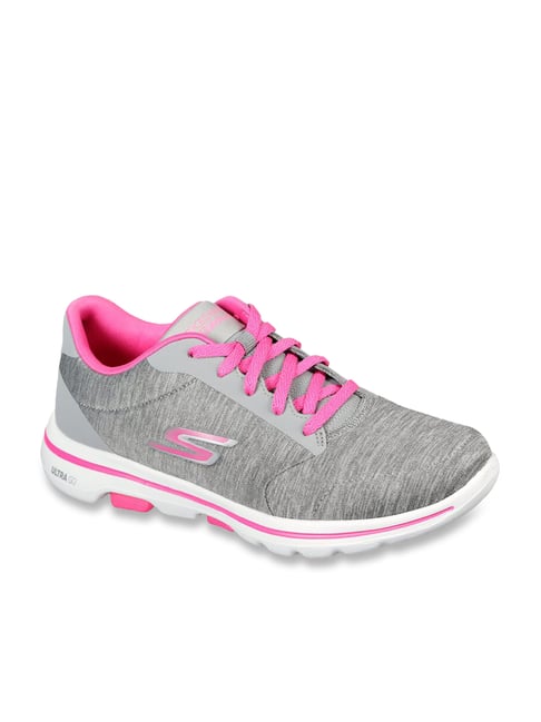 Buy Skechers Women's GO WALK Cloud Grey Walking Shoes for Women
