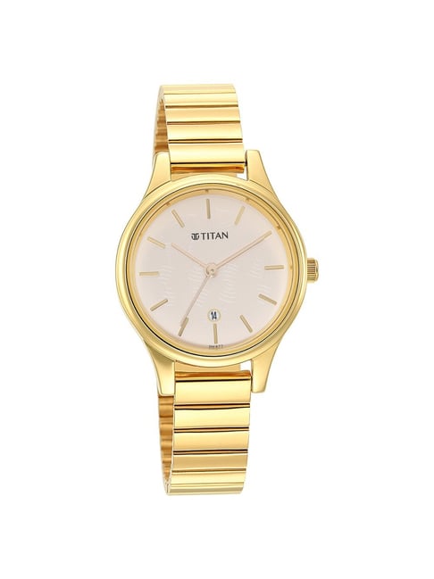 Titan watch golden chain on sale price