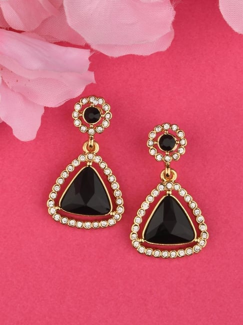 Deep Black/Gold Teardrop Earrings Earrings Heejin Hwang Pistachios