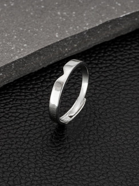 Thin criss cross silver ring – SilverTide925