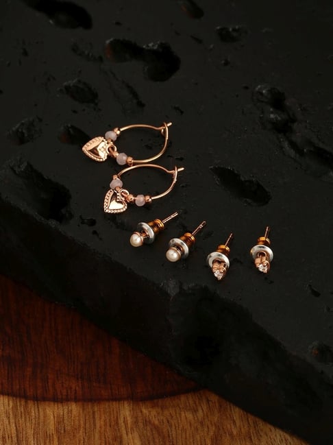 Pearl & Ridge Mini Hoop Earring Set Earrings | Missoma