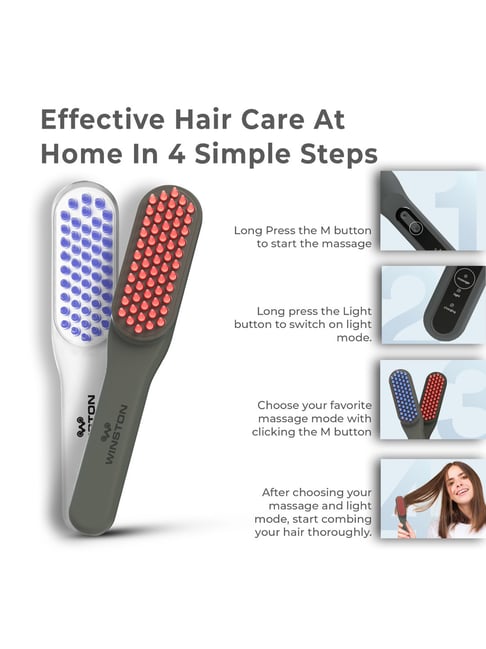 Hairitage Good Vibes Jade Comb Scalp Massager | Jade Hair Tool for All Hair  Types, 1 PC