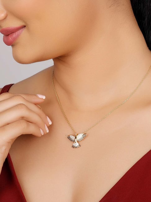 Buy GIVA Sterling Silver Phoenix Pendant with Chain for Women