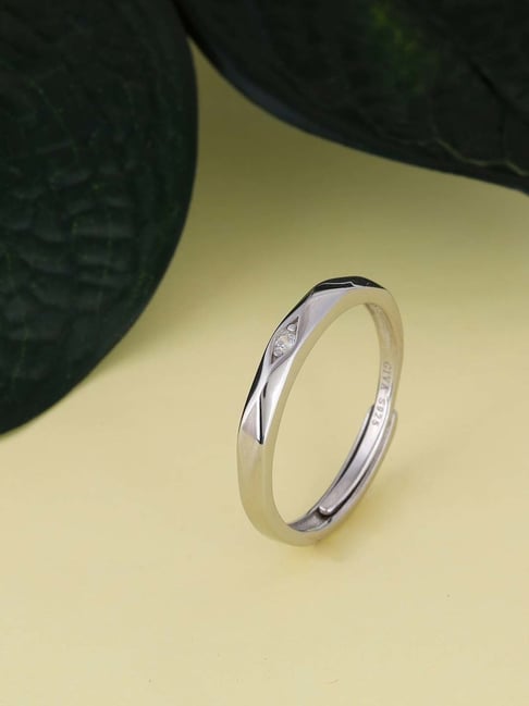 Buy Genuine opal silver ring, Natural opal stack ring, Promise ring online  at aStudio1980.com