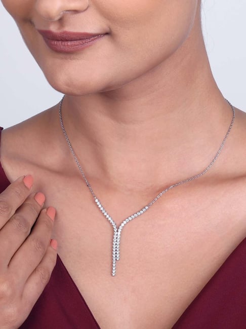 Buy GIVA Sterling Silver Necklace for Women Online At Best