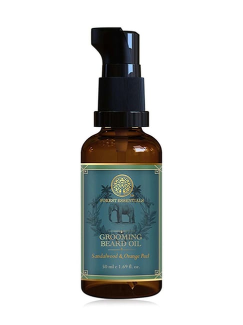 Forest Essentials Light, Non Sticky & Natural Beard Growth Oil for Daily Use - 50 gm