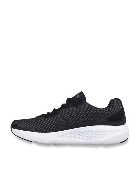 Buy Skechers Mens GO RUN ELEVATE Black White Running Shoes for Men at ...