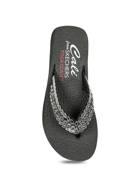 Skechers Womens Flex Appeal 4.0 Start Up 3.0 Criss Cross Strap Flat Sandals,  Color: Black - JCPenney