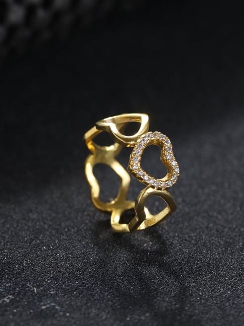 Buy Gold-toned Rings for Women by Jewels galaxy Online | Ajio.com