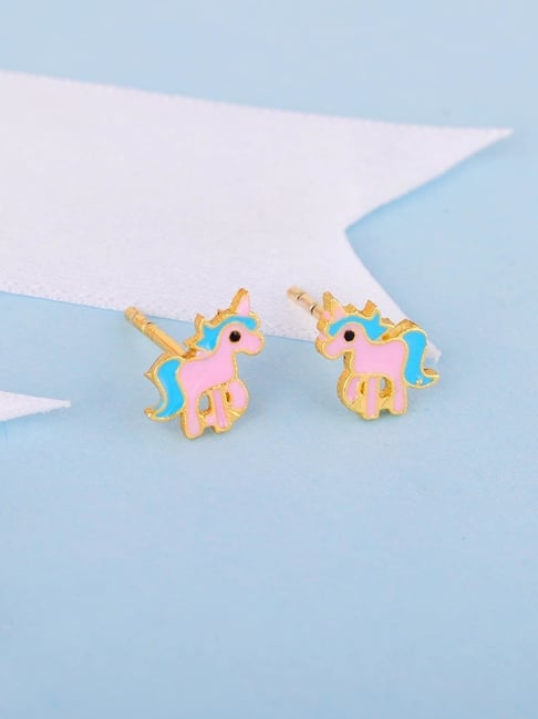 Kids Rose Gold Unicorn Clip On Earrings 5-Pack - Lovisa