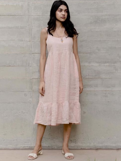 Monsoon hotsell peach dress