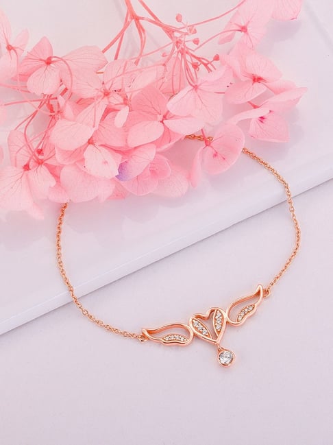 GIVA Love is EveryWhere Sterling Silver Wings of Love Bracelet for  Women Girls