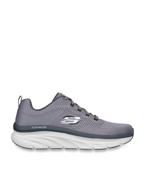 Skechers Men's D'LUX WALKER MEERNO Grey Casual Sneakers