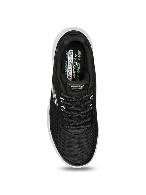 Buy Skechers Men's EQUALIZER SAUT Black Derby Shoes for Men