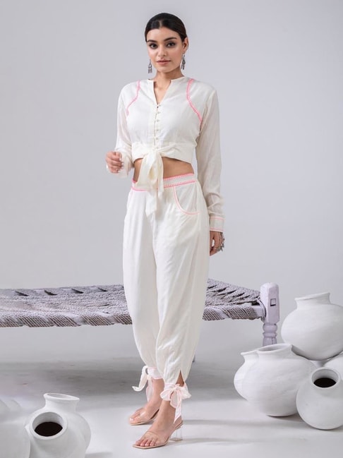 Royal Kurta Men's Art Silk Ready to Wear Dhoti Pants (White, Free Size) -  Walmart.com