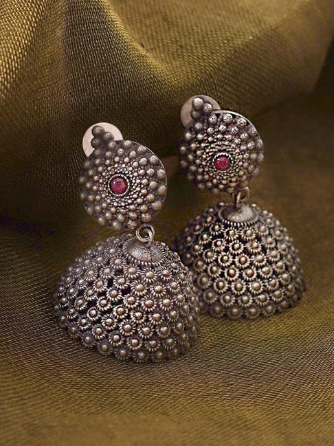 Buy Maati Square Antique Oxidized Earrings | Tarinika