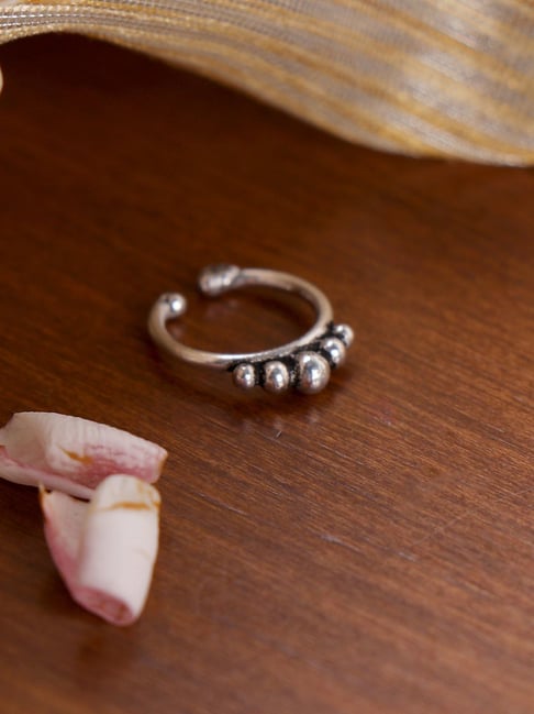 Teejh Dipti Silver Septum Ring