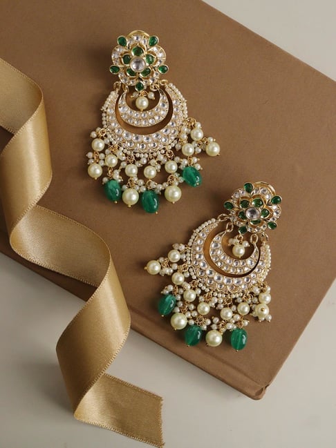 Chandbali Earrings For Women Shop Online – Gehna Shop