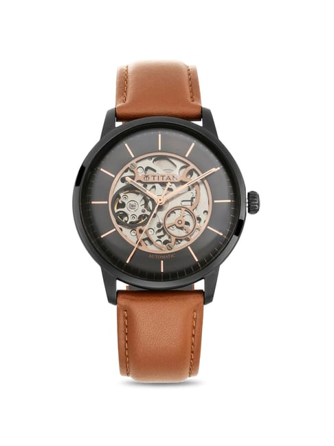 Titan skeleton sale watch price