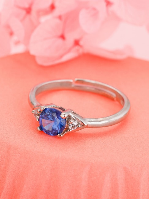 14k Aquamarine With Diamond And Aqua Clusters Ring | Emily Amey – Emily Amey