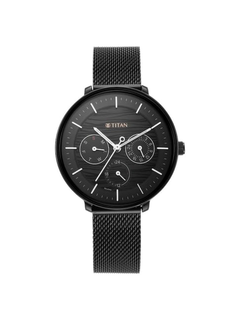 Buy Titan Workwear Watch With Black Dial And Leather Strap 1849SL01 Online  at Low Prices in India at Bigdeals24x7.com