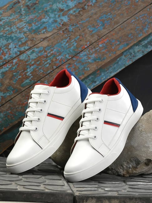 Amazon.com | Classic Sneakers Leather Casual Dress Sneakers Breathable  Lace-up Oxford Fashion Sneaker for Men White 8.5 Size | Fashion Sneakers