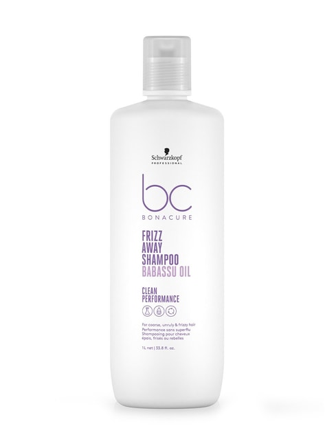 Schwarzkopf Professional Bonacure Frizz Away Shampoo with Babassu Oil - 1000 ml