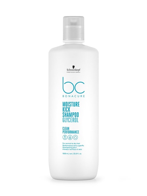 Schwarzkopf Professional Bonacure Moisture Kick Shampoo with Glycerol - 1000 ml