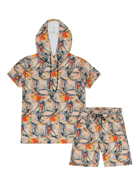 Printed Hoodie Multicolor