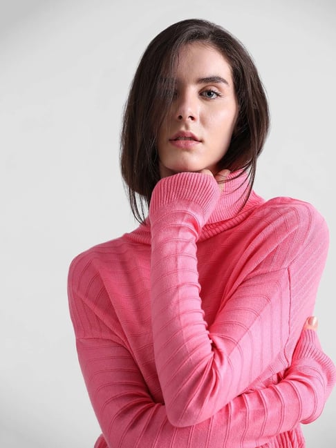Only Pink Striped Pullover-picture-35