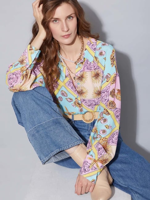 Vero Moda Multicolor Printed Shirt-picture-10