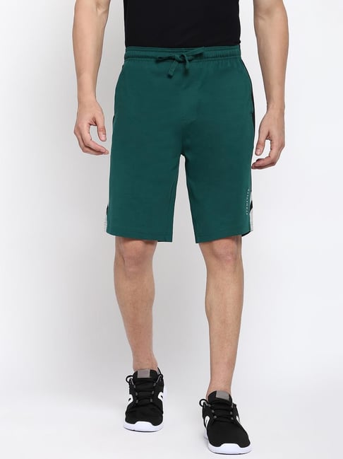 Van Heusen Athleisure Regular Fit Smart Tech Easy Stain Release Shorts - Forest Green-picture-41