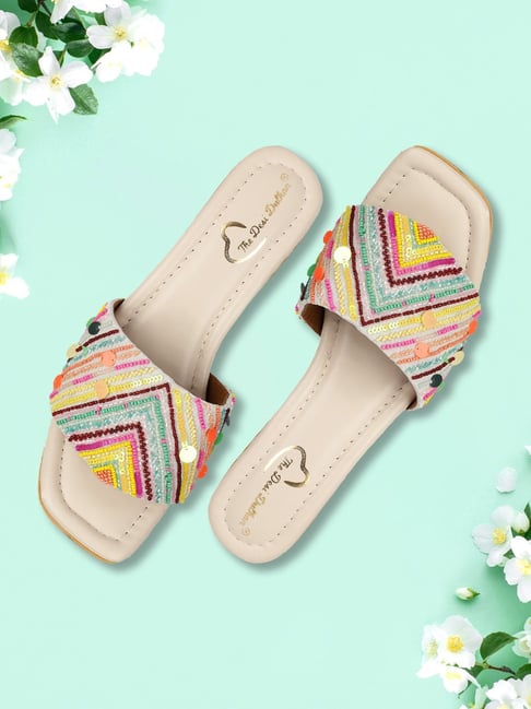 Sandle Party Wear Ethnic Women Heel Sandals, Size: 36.37.38.39.40 at Rs  549/pair in Ambala