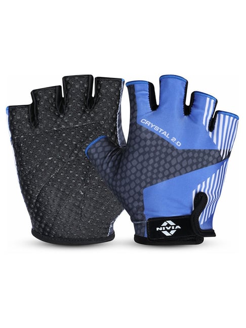 Nivia Crystal 2.0 Gym Glove Blue Size L4