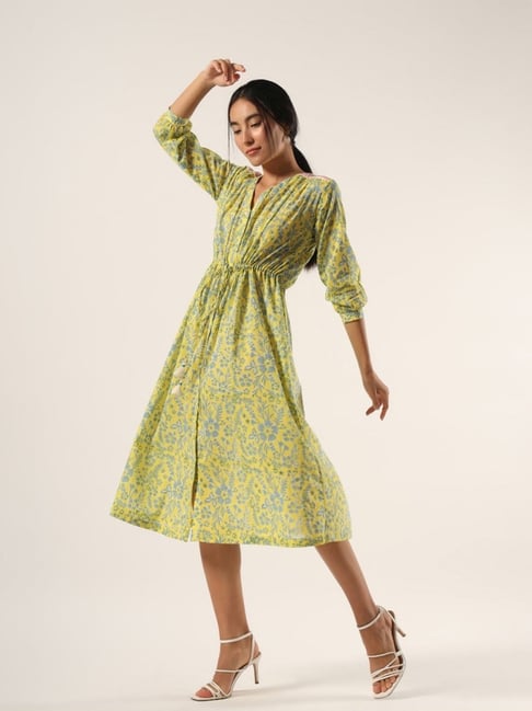 Buy online Cute Yellow Summer Dress from western wear for Women by Miss  Chase for ₹639 at 60% off | 2024 Limeroad.com