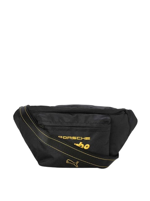 Puma Porsche Legacy Black Solid Waist Pouch