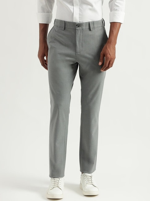 Buy Grey Trousers & Pants for Men by UNITED COLORS OF BENETTON Online |  Ajio.com
