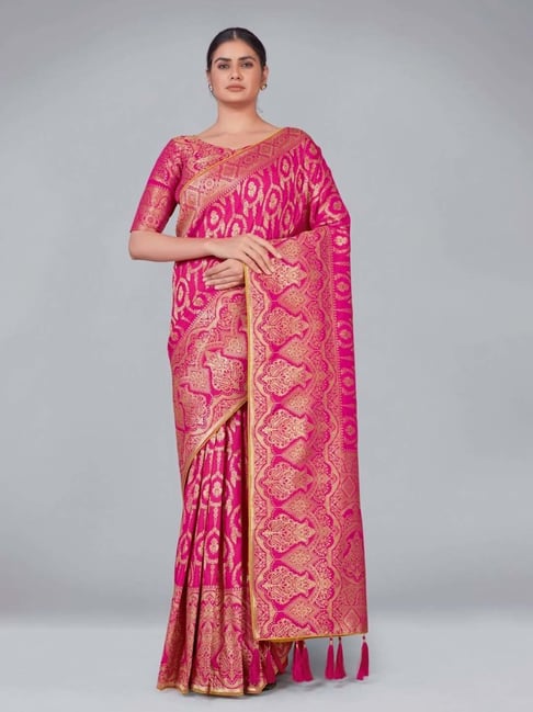 Buy Pink Bridal Sarees Online At Best Prices – Koskii