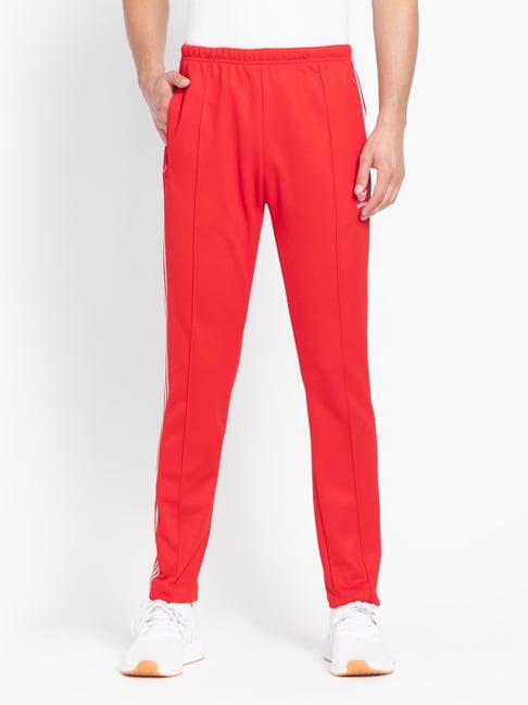 Adidas fitted track pants mens on sale